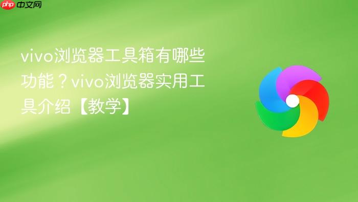 vivo浏览器工具箱有哪些功能？vivo浏览器实用工具介绍【教学】