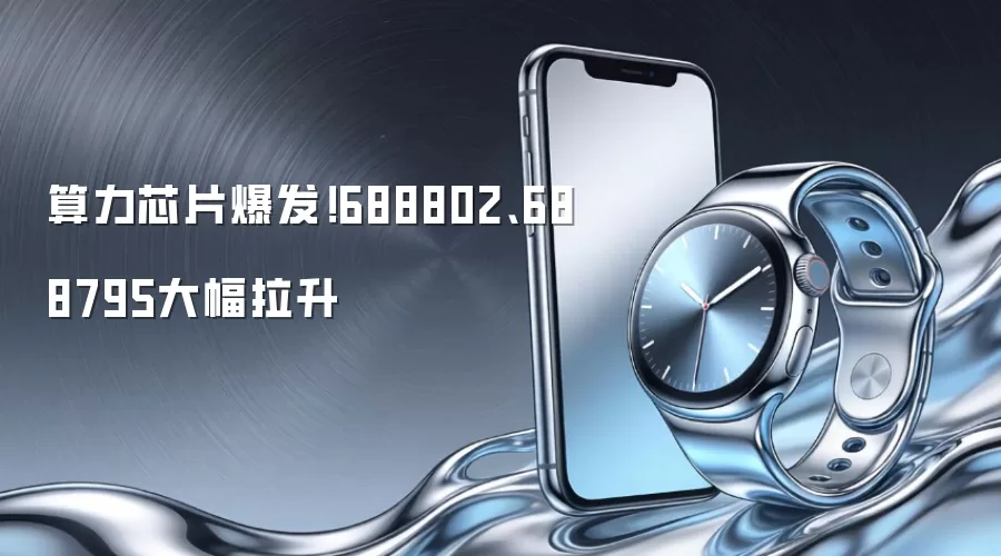 算力芯片爆发！688802、688795大幅拉升