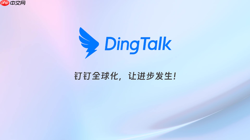 钉钉怎么开启免打扰
