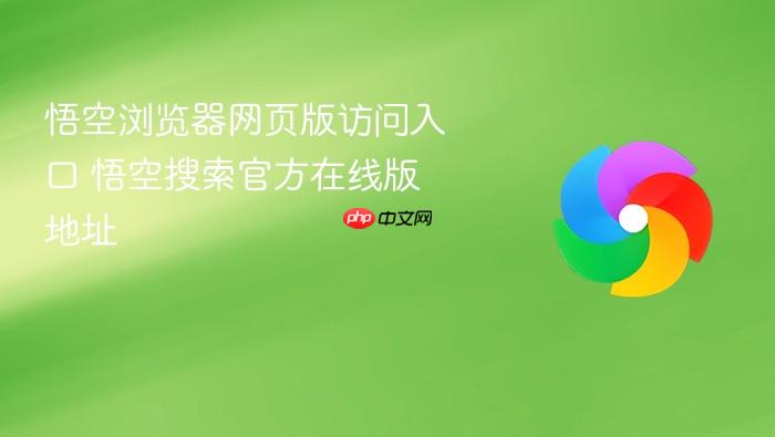 悟空浏览器网页版访问入口