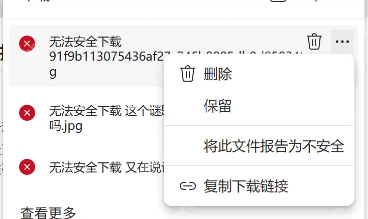 Win10怎么解决浏览器下载文件被阻止