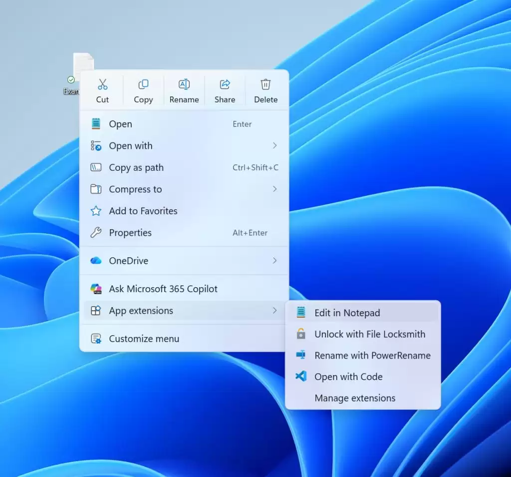 Win11 Beta / Experimental频道最新预览版发布:改进右键菜单