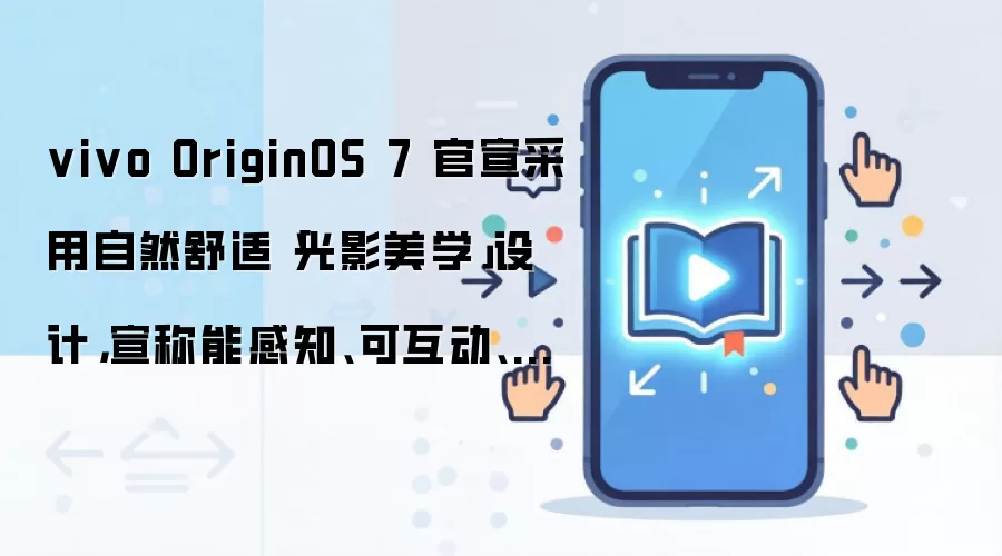 vivo OriginOS 7 官宣采用自然舒适「光影美学」设计，宣称能感知、可互动、有智慧、懂情绪