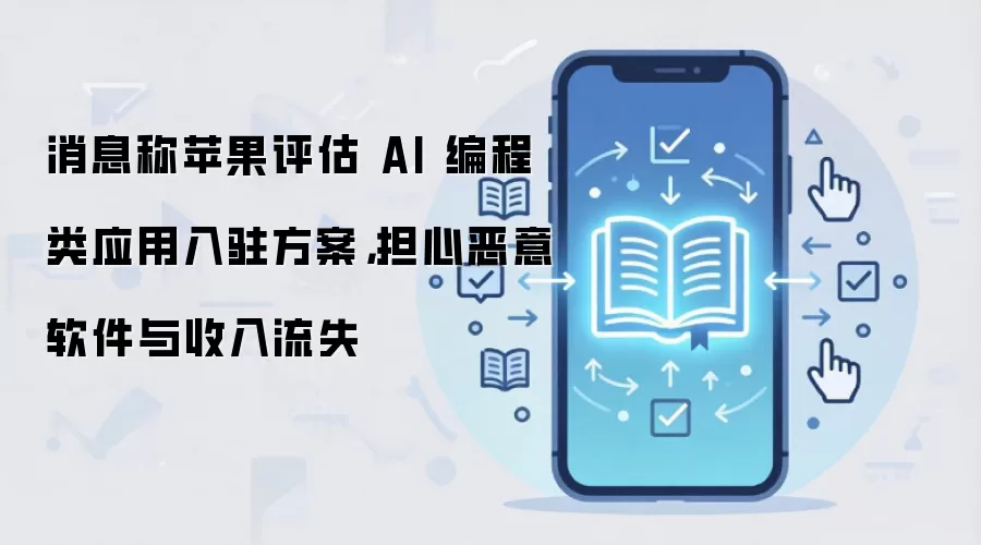 消息称苹果评估 AI 编程类应用入驻方案，担心恶意软件与收入流失