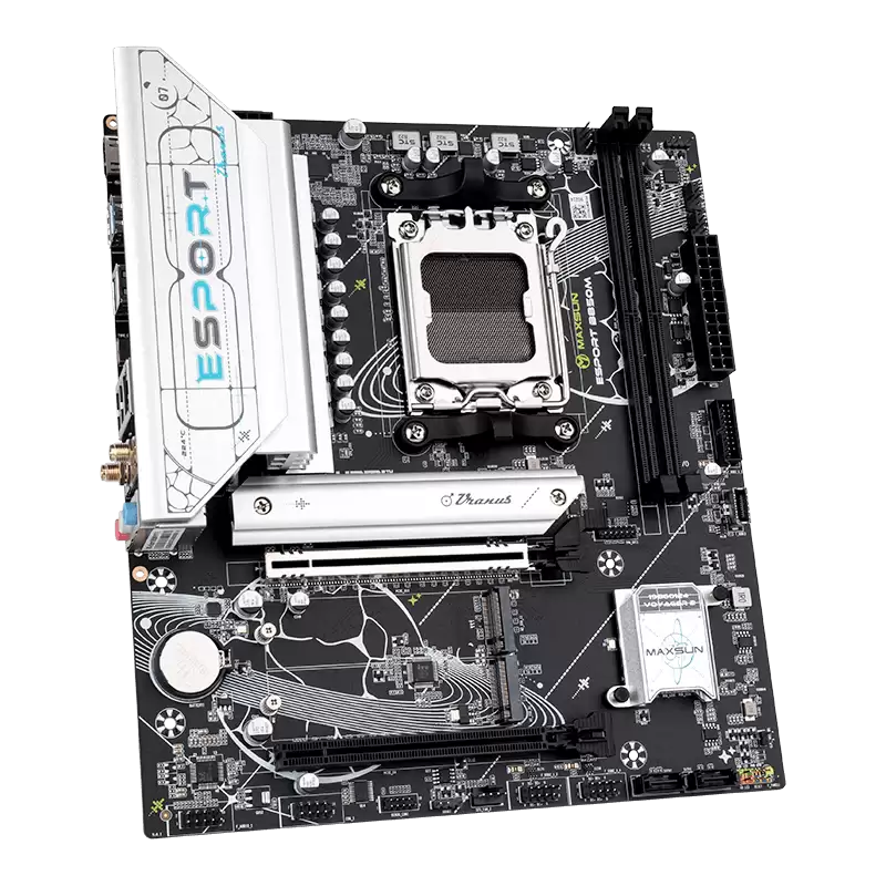 铭瑄 MS-eSport B850M WIFI6E 主板发售:8+2+1 相供电、“冰蓝星环”外观设计,849 元