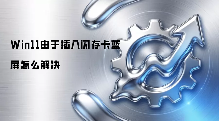 Win11由于插入闪存卡蓝屏怎么解决