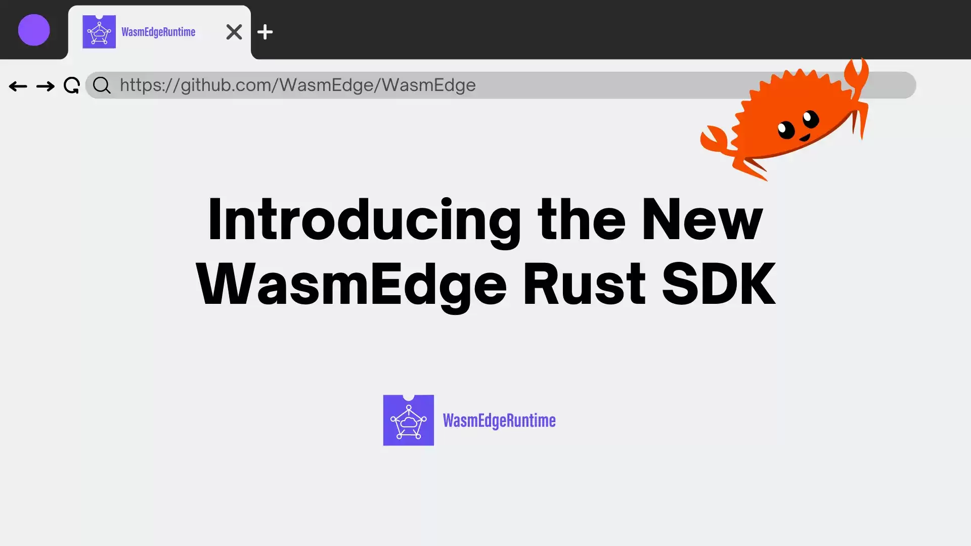 WasmEdgeRustSDK发布新版本