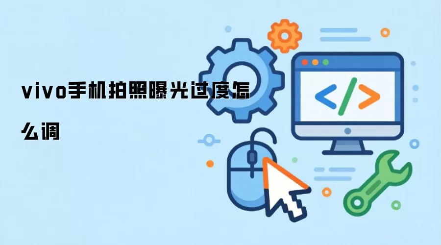 vivo手机拍照曝光过度怎么调