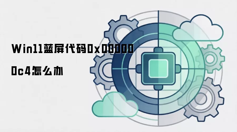 Win11蓝屏代码0x000000c4怎么办