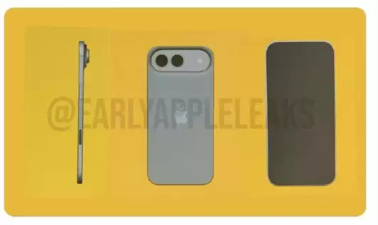 iPhoneAir2渲染图首秀：告别单摄，背部双摄设计疑似定稿