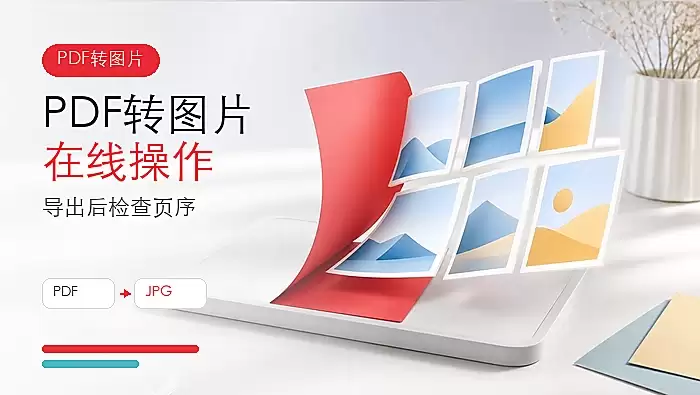 PDF怎么转换成图片？PDF转图片在线操作怎么做？