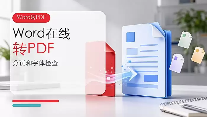 Word怎么在线转换成PDF？转换后如何检查分页和字体？