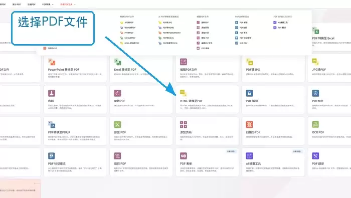 iLovePDF选择加密PDF