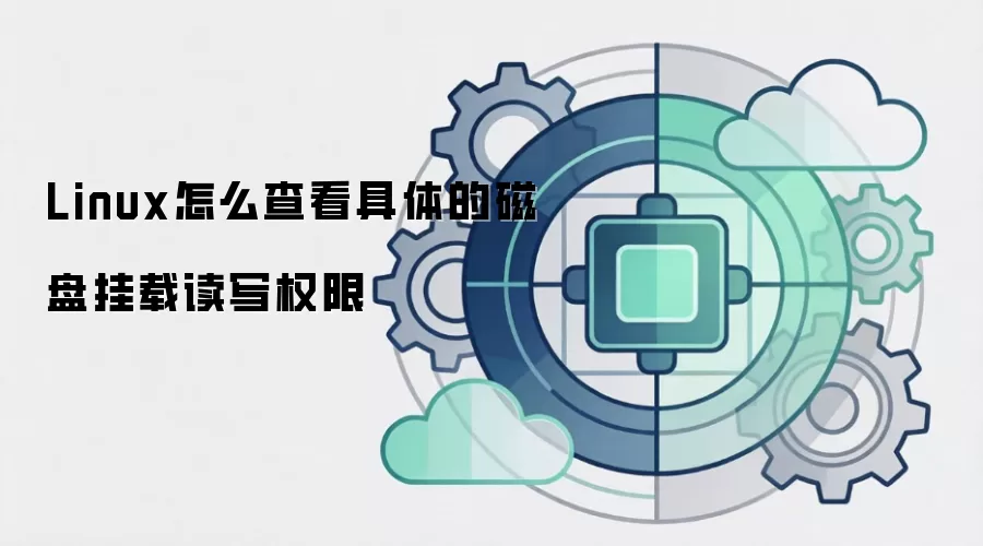 Linux怎么查看具体的磁盘挂载读写权限