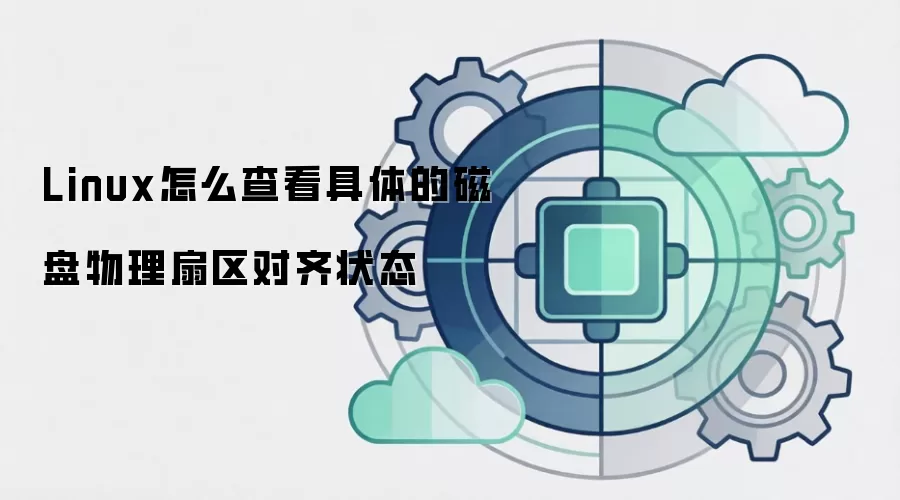 Linux怎么查看具体的磁盘物理扇区对齐状态