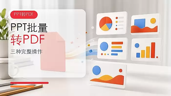 PPT批量怎么转PDF？三种方法完整操作