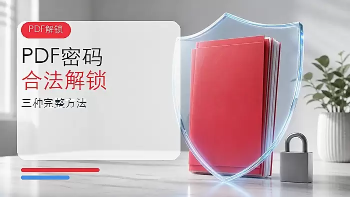 PDF密码怎么去除?三种合法解锁方法完整操作