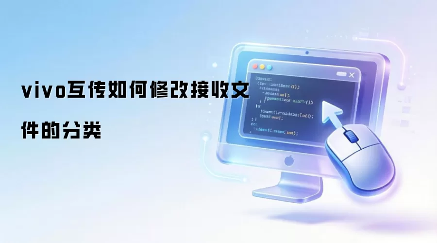 vivo互传如何修改接收文件的分类