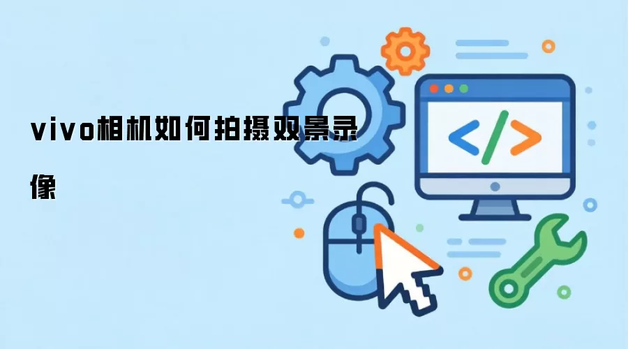 vivo相机如何拍摄双景录像