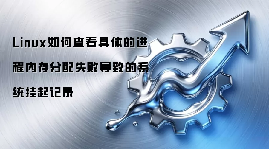 Linux如何查看具体的进程内存分配失败导致的系统挂起记录