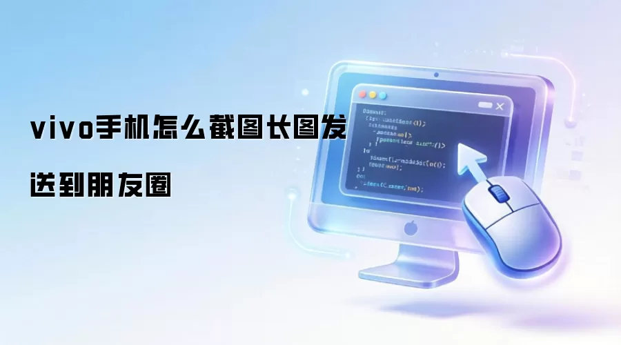 vivo手机怎么截图长图发送到朋友圈