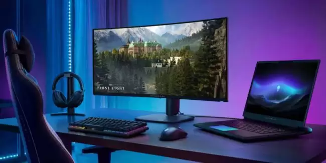 戴尔外星人推出 AW3426DW 曲面显示器 34 英寸 3440*1440 280Hz 双层 QD-OLED 面板