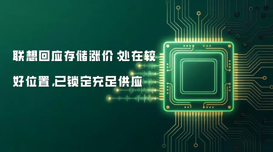 联想回应存储涨价：处在较好位置，已锁定充足供应