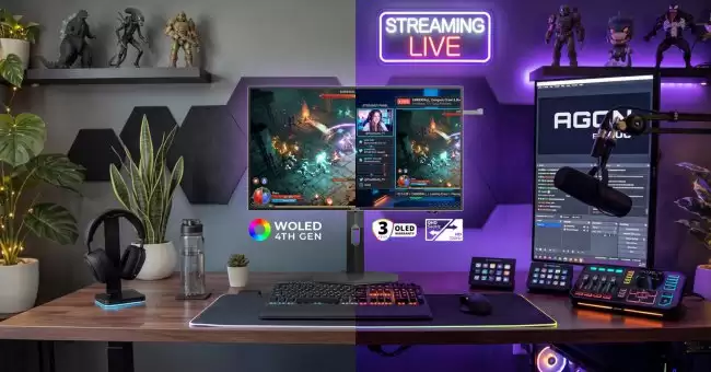 AOC 发布 AGON PRO AGP277QKDC 显示器：26.5 英寸 Tandem WOLED 面板 2K 540Hz/720P 720Hz 双模