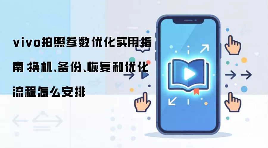 vivo拍照参数优化实用指南：换机、备份、恢复和优化流程怎么安排