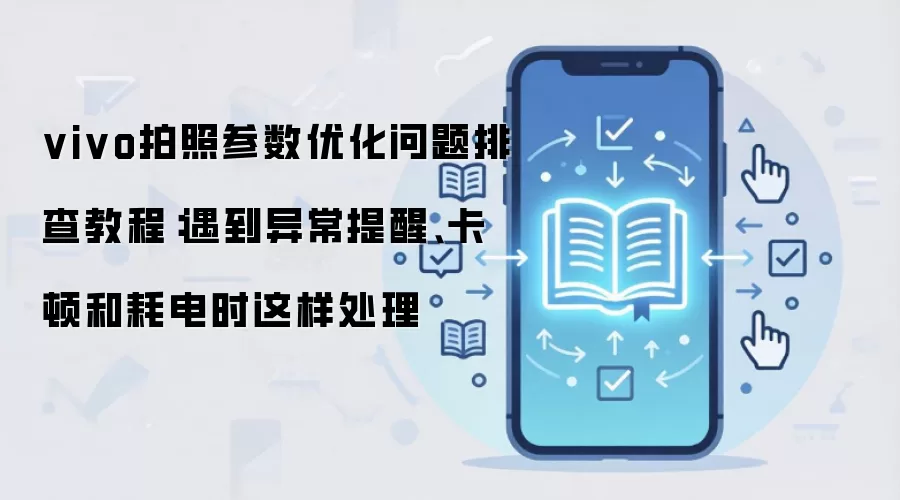 vivo拍照参数优化问题排查教程：遇到异常提醒、卡顿和耗电时这样处理