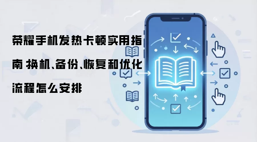 荣耀手机发热卡顿实用指南:换机、备份、恢复和优化流程怎么安排