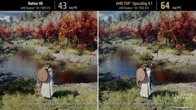 AMD 正式为 RX 7000 显卡提供 FSR 超分 4.1 支持 预告核显用轻量级模型