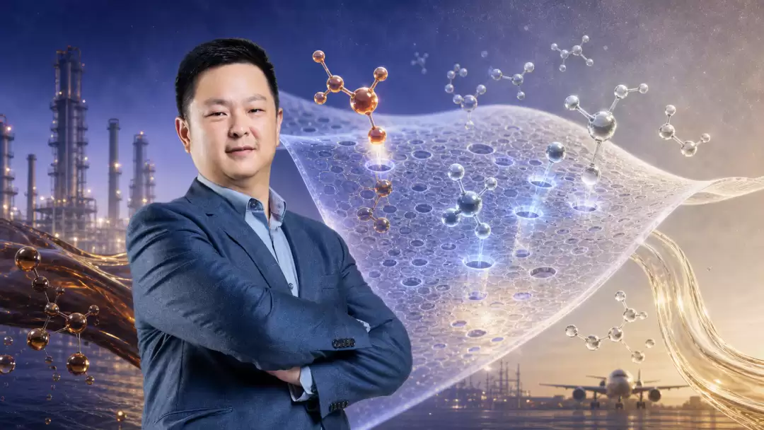 南洋理工科学家打造“锁孔”超薄膜，炼油或迎来低能耗新路径
