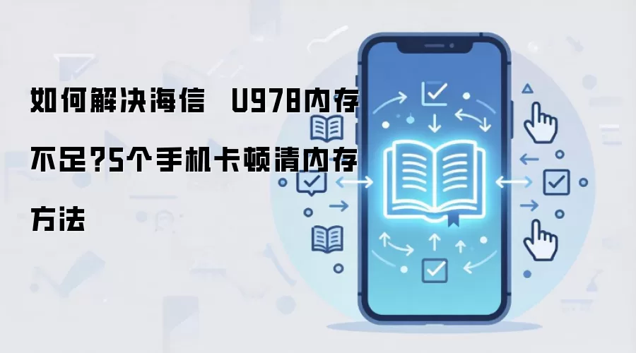 如何解决海信  U978内存不足？5个手机卡顿清内存方法