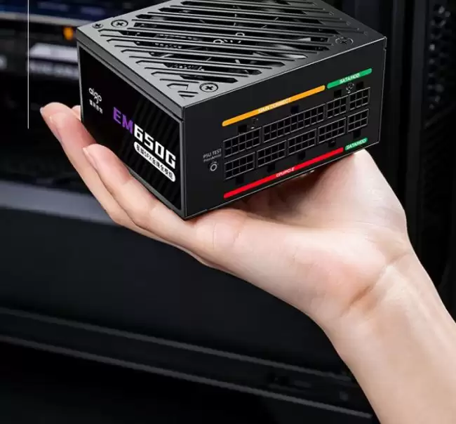 爱国者推出新款星璨 EM 系列全模组电源：可选 650/750/850W、配“一键检测”按钮 469 元起