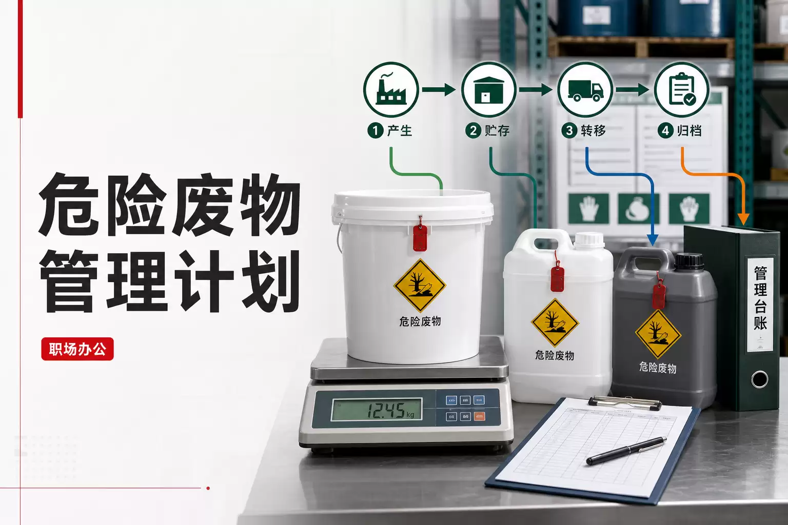 危险废物管理计划：制造企业年度产废申报实用范本与执行指南