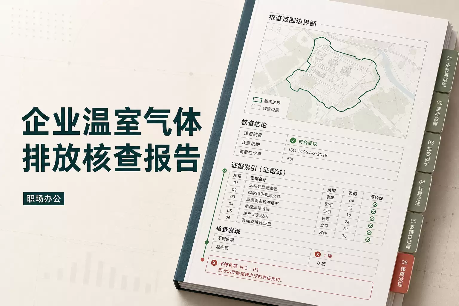 企业温室气体排放核查报告：制造企业碳数据核验范本