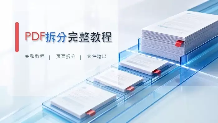PDF怎么拆分成多个文件?单独保存页面这样做封面图