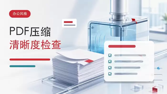 PDF文件太大怎么压缩？在线压缩后清晰度要怎么检查？封面图