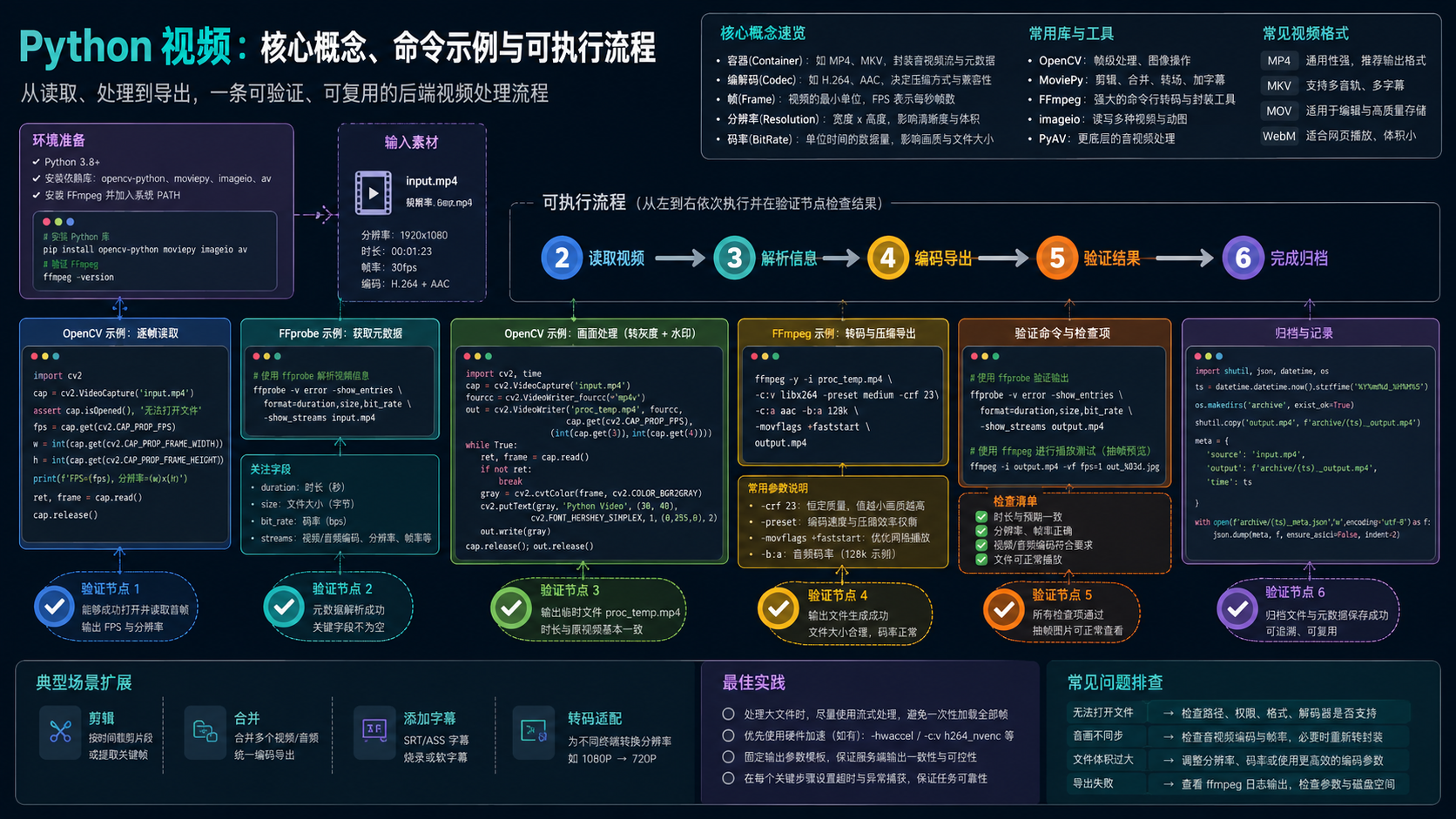 python视频开发环境搭建与故障排查：从概念到验证的实操指南