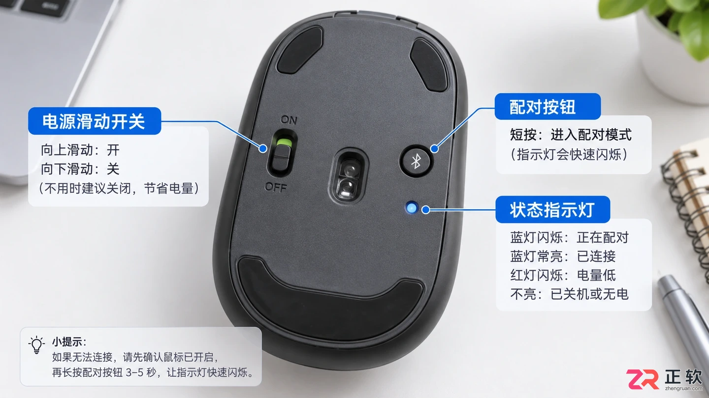 蓝牙鼠标连接不上的解决方法是什么？排查配对与驱动故障