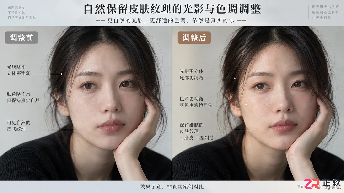Photoshop修图案例教程：实用技巧 步骤图与人像精修实例
