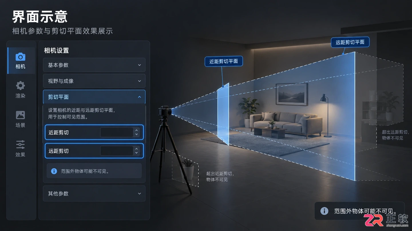 3dmax摄像机视角和渲染图视角不一样怎么办？原因与设置方法