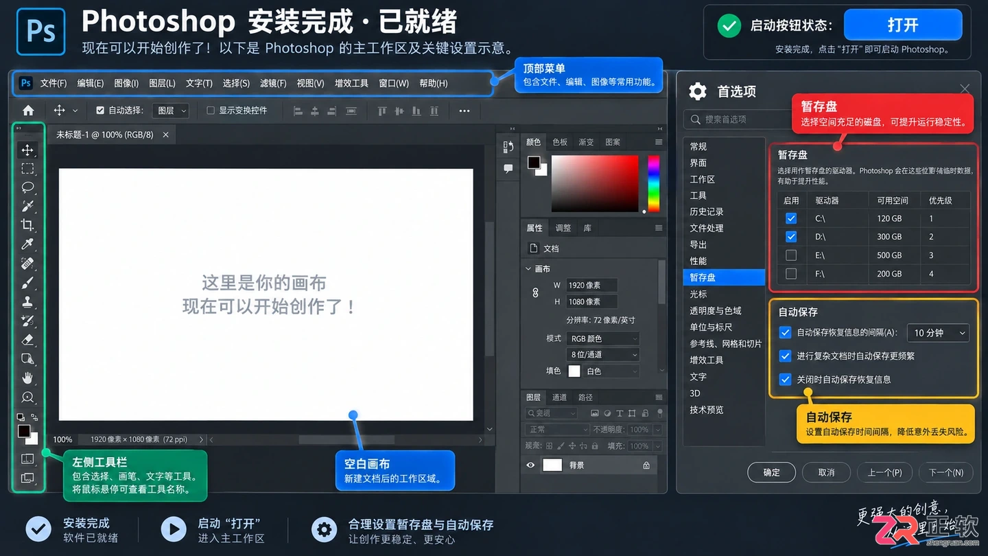 Photoshop修图软件电脑版如何免费下载与安装