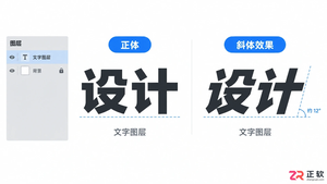 Photoshop文字斜体怎么设置?字体倾斜角度调整方法