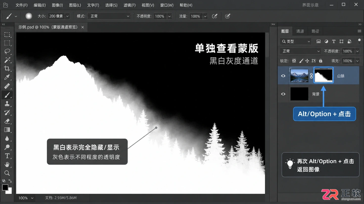 Photoshop蒙版快捷键是什么?图层、快速与剪贴蒙版用法