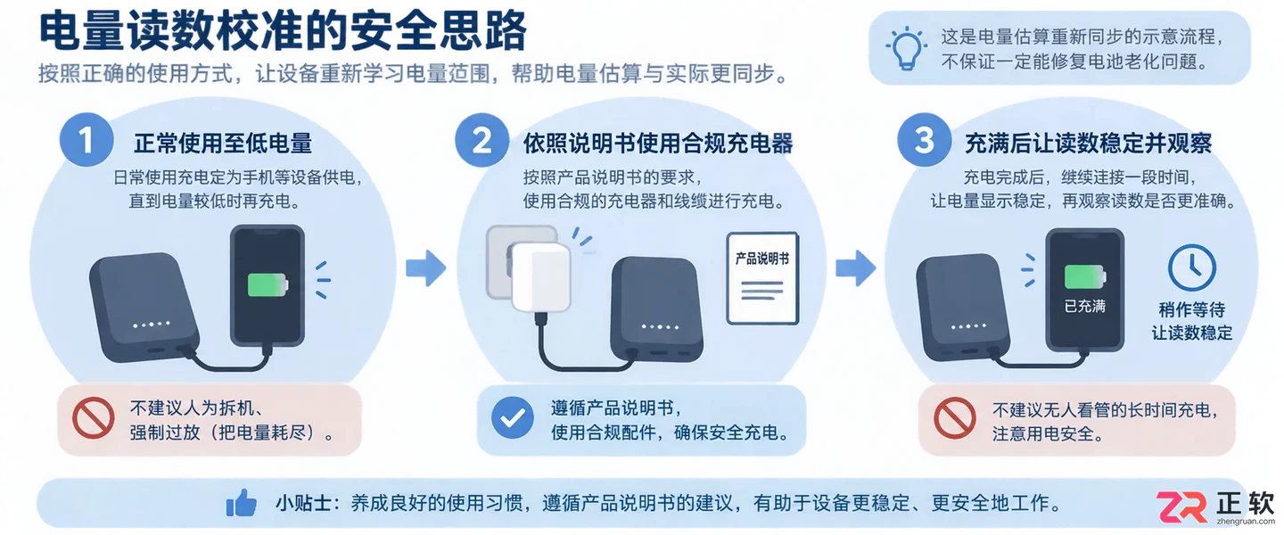 充电宝电量显示不准怎么校正？实用校准方法详解