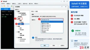 Xshell中文显示不全怎么解决才能正常显示不乱码