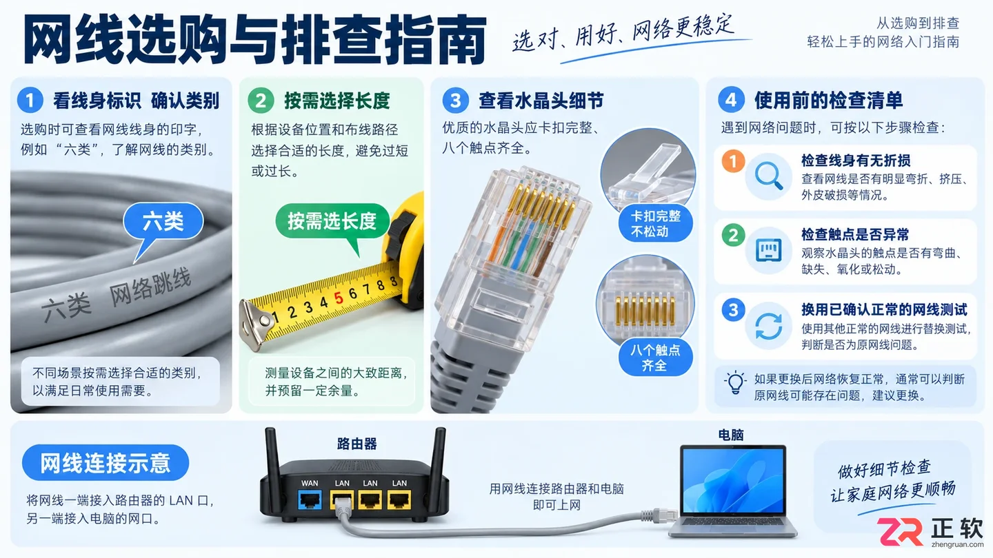 路由器连接电脑的线叫什么名字?网线名称说明