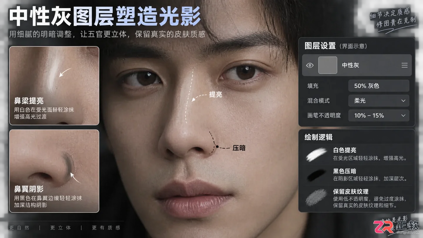 Photoshop修图案例教程：实用技巧 步骤图与人像精修实例